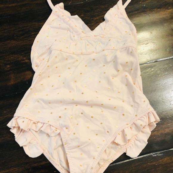 Eberjey revolve bathing suit pink and gold size 3 - Picture 1 of 5